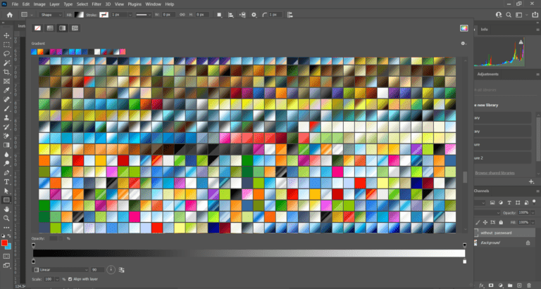 Photoshop Gradient pack Free Download