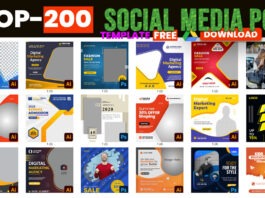 200+ Social media Post Design Free Download 2022