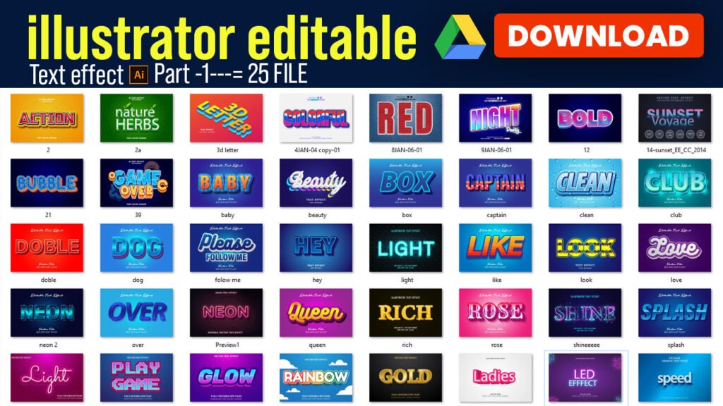 text-effect-illustrator-free-download-editable-text-effect-illustrator