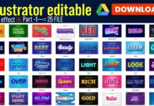 25+ Illustrator Editable Text Effect Free Download text-effect-illustrator-free-download-editable-text-effect-illustrator