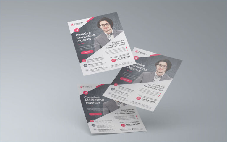 Professional Flyer Mockup Free Download