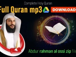 Abdur rahman al ossi full Quran mp3 free download