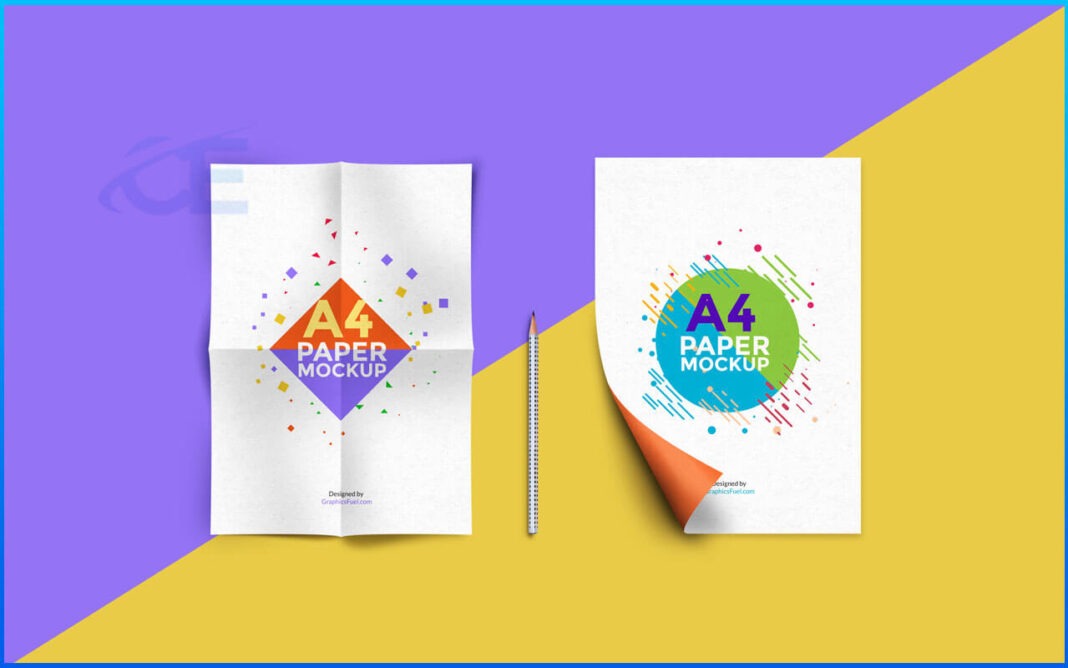 double sided flyer mockup free download 2022