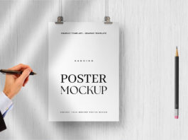 Poster Mockup Psd Free Download