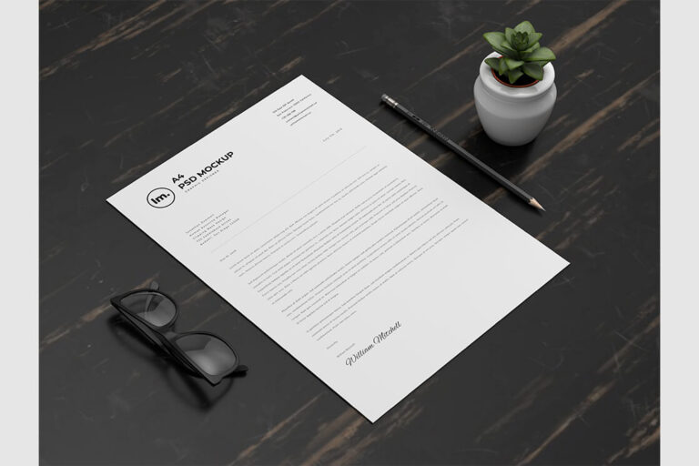 A5 Flyer Mockup Psd Free Download