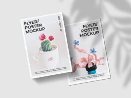 Double Sided Flyer Mockup Free Download