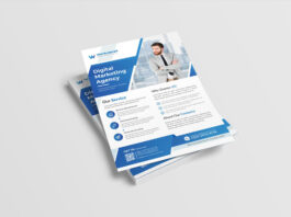 Corporate Flyer Mockup Free Download