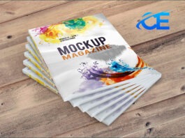 Magazine Cover Mockup Free Download