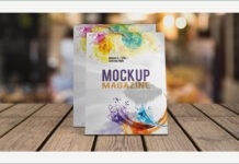 Magazine Cover Mockup Psd Free Download Magazine Cover Mockup Psd Free Download