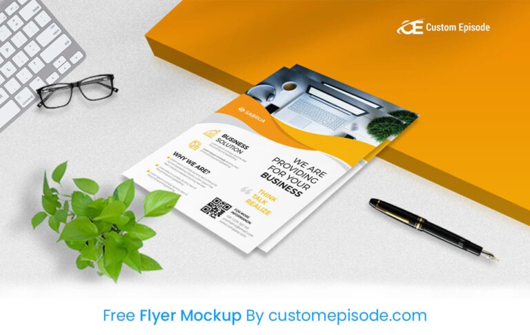 Best Flyer Mockup free download 2022