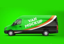 Van Wrap Mockup Design Free Van Wrap Mockup Design Free