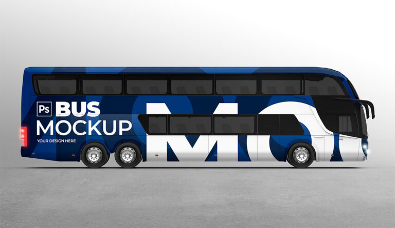 Bus Mockup Free Download