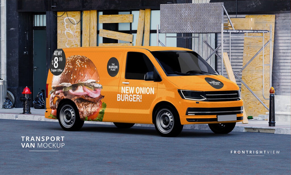 Transport vehicle Free Mockup