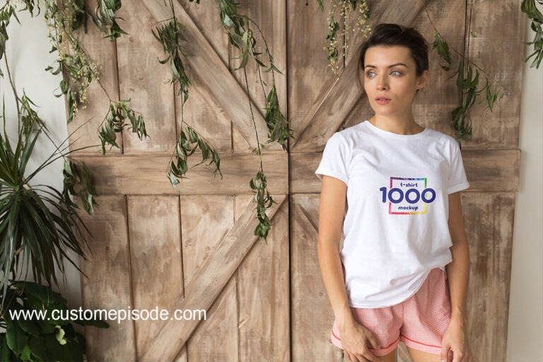 T shirt dress mockup