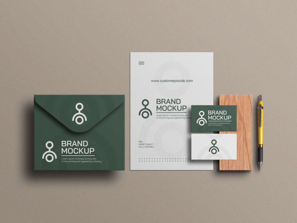 Stationery Design MOCKUP FREE DOWNLOAD