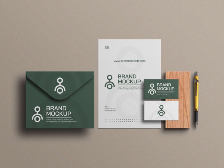 STATIONERY MOCKUP PSD FREE DOWNLOAD