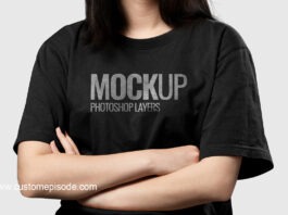 t-shirt free PSD mockup