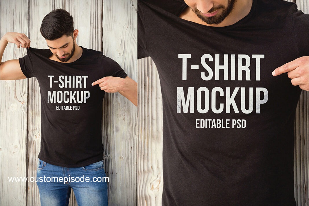 Free t-shirt Mockup Design
