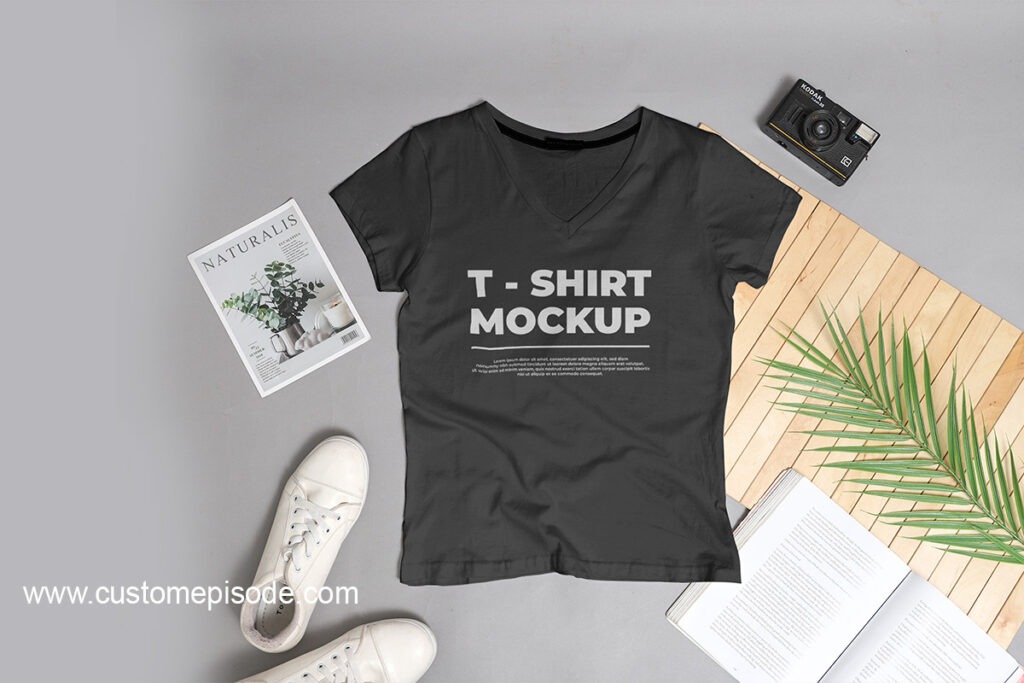 T-shirt Design Free mockup download