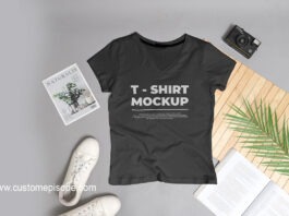 T-shirt Design Free mockup download