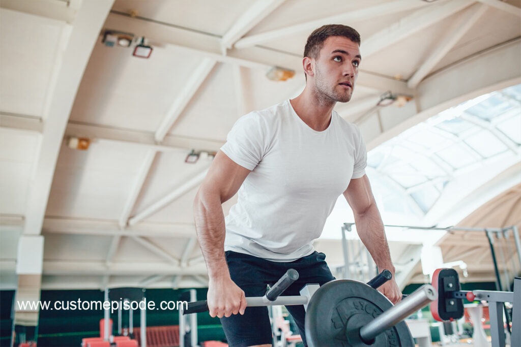 fitness t shirt mockup Free
