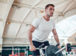 fitness t shirt mockup Free