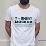 70 t-shirt mockup free download