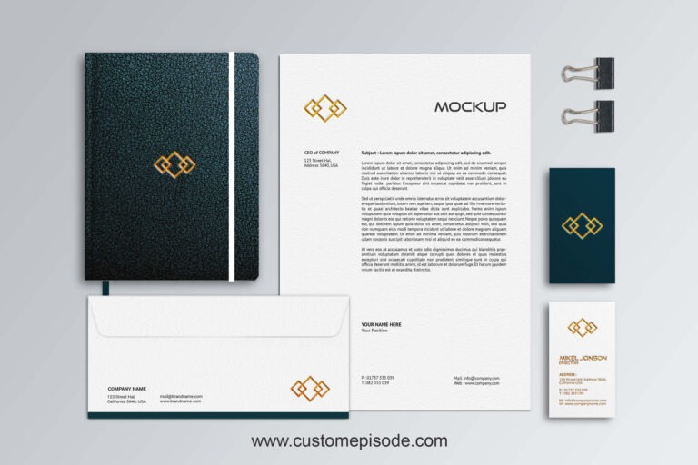 Stationery Mockup Free Download 2023