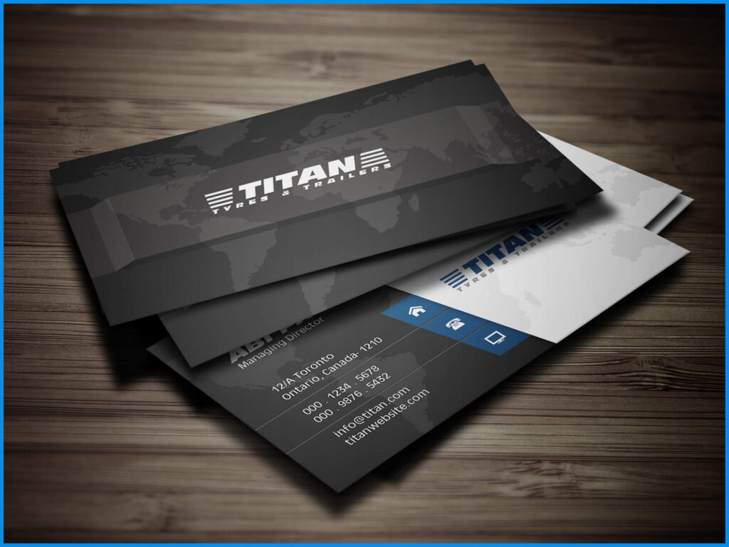 vertical business card mockup