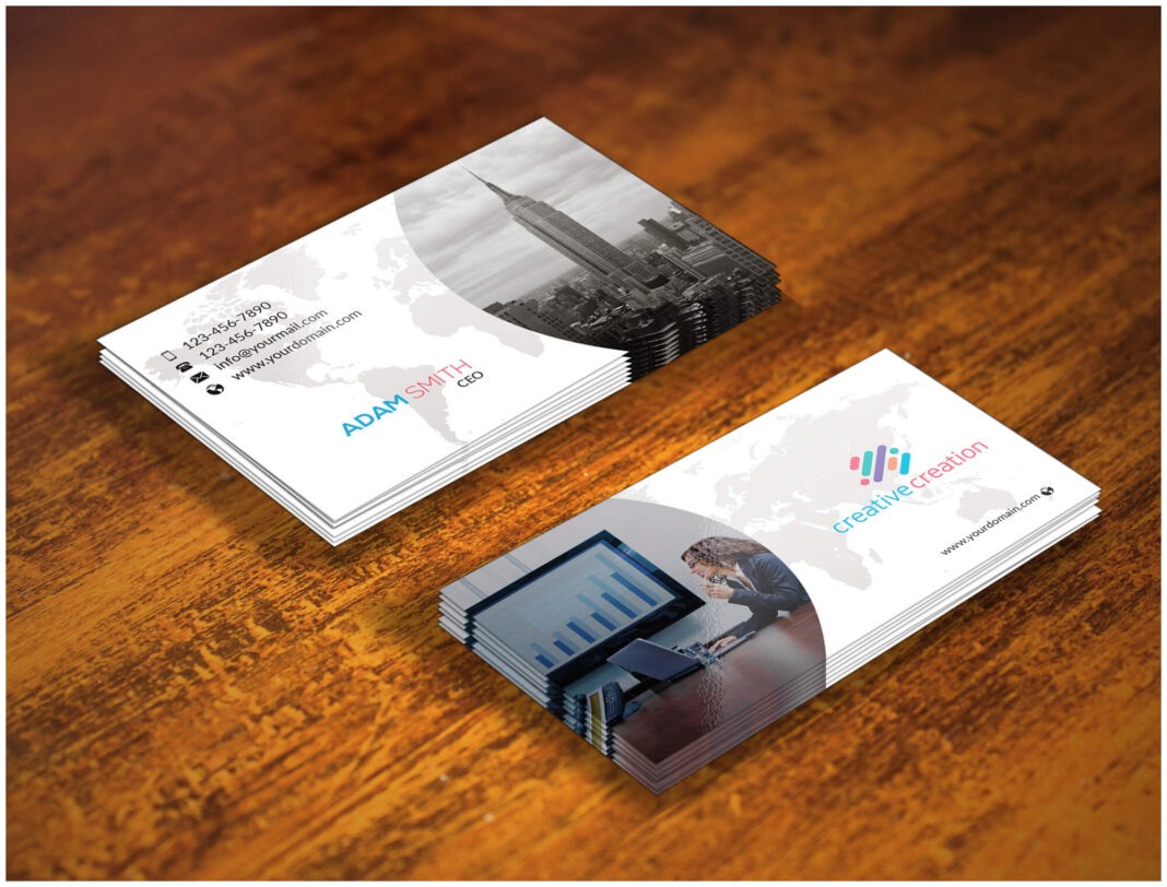Business card mockup design Free Download