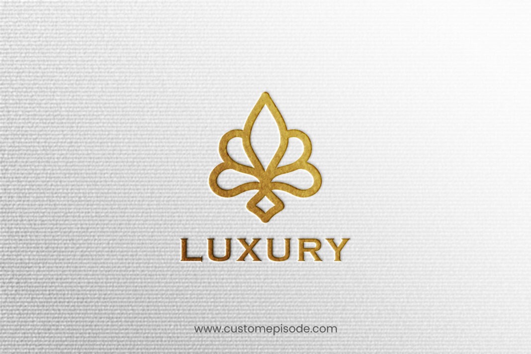 luxury logo mockup free download