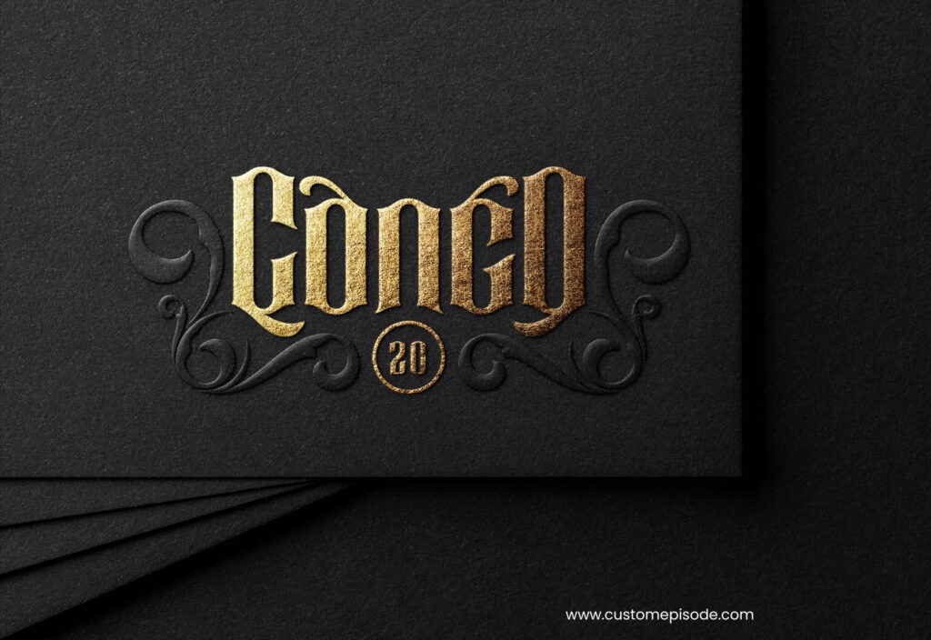 luxury logo mockup free download