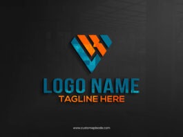 corporate Logo branding mockup Free Download