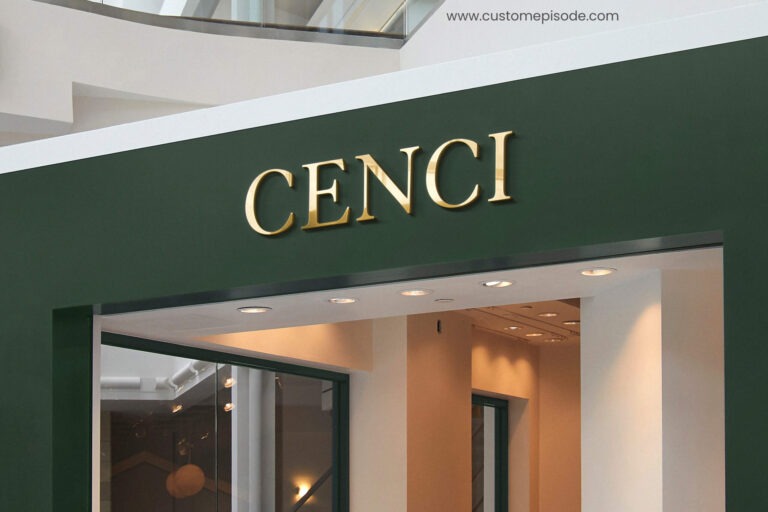 Store Logo Mockup Free Download