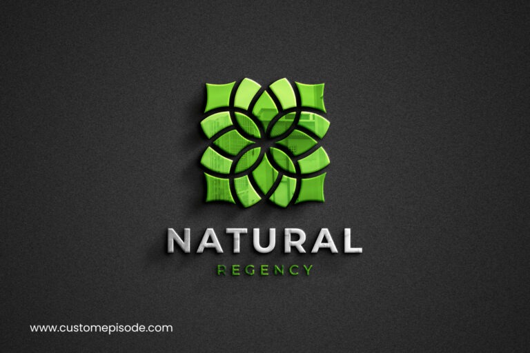 3D Logo Mockup PSD Template Free Download