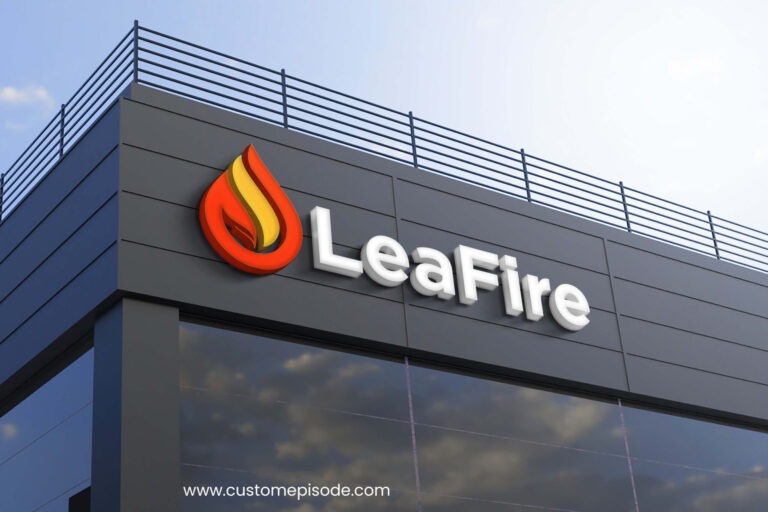 3D Wall Logo Mockup PSD Free Download