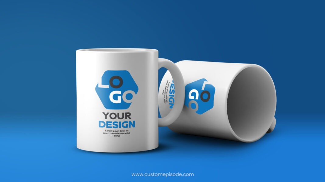 mug logo mockup free download