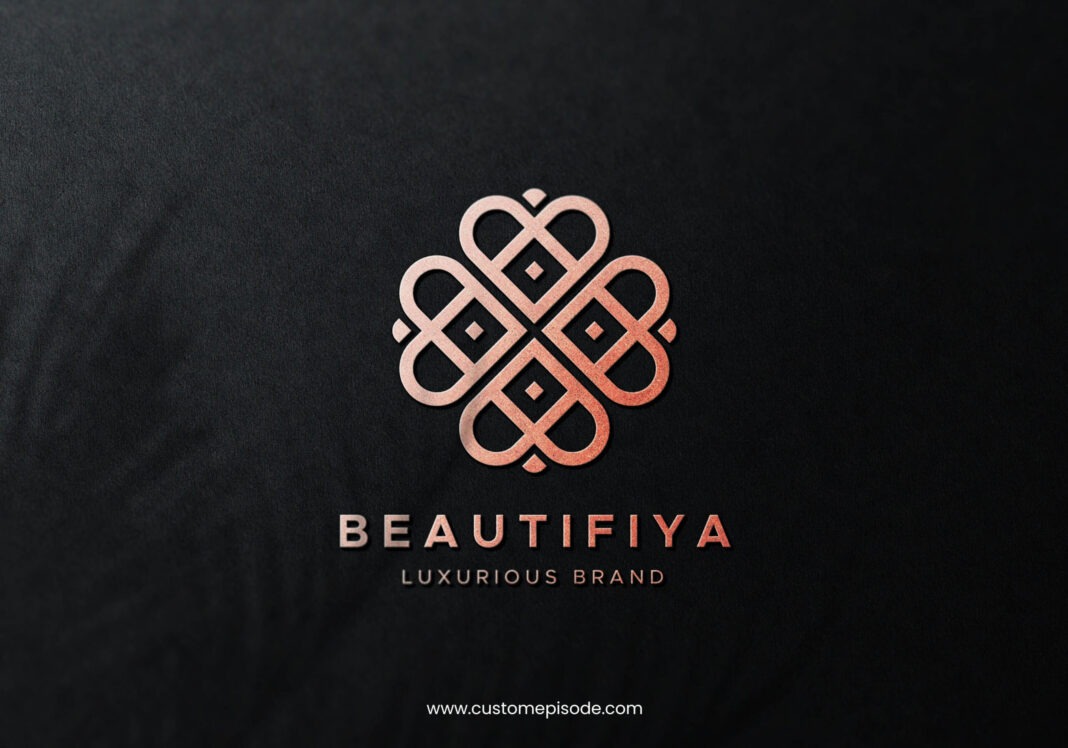 luxury logo mockup psd free download