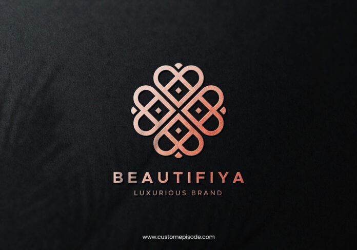 luxury logo mockup psd free download