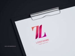 premium logo mockup free download