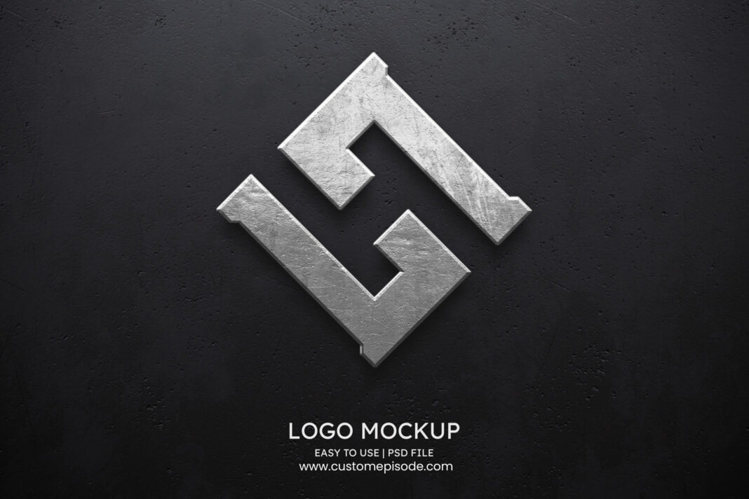premium logo mockup free download
