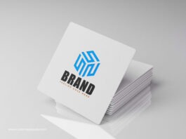 brand logo mockup free download