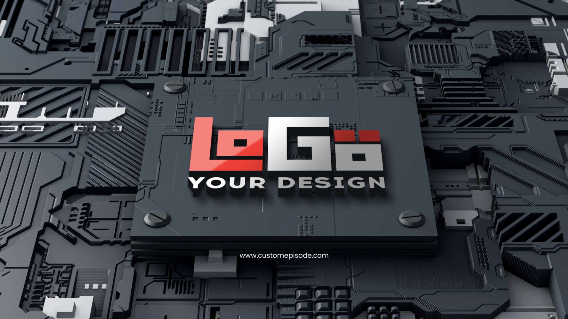 Free Logo Mockup Download - CUSTOM EPISODE