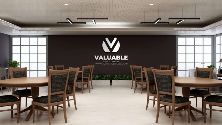 Valuable Logo mockup Free Download
