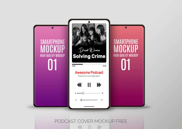 New Podcast Cover mockups
