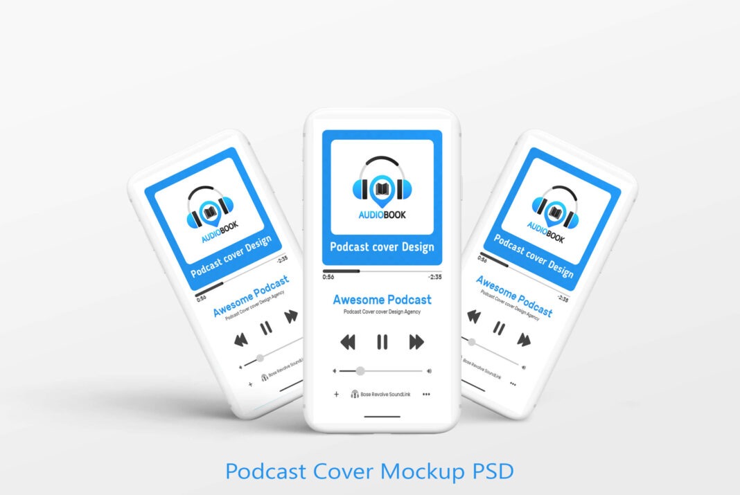 Podcast Cover Art Mockup Free Download