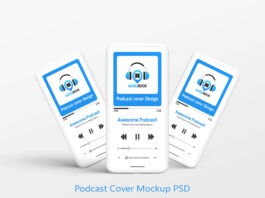 Podcast Cover Art Mockup Free Download