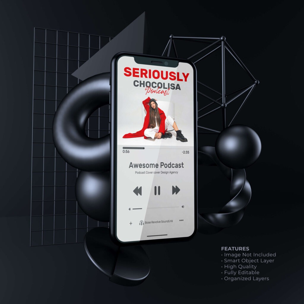 Download Podcast cover mockup