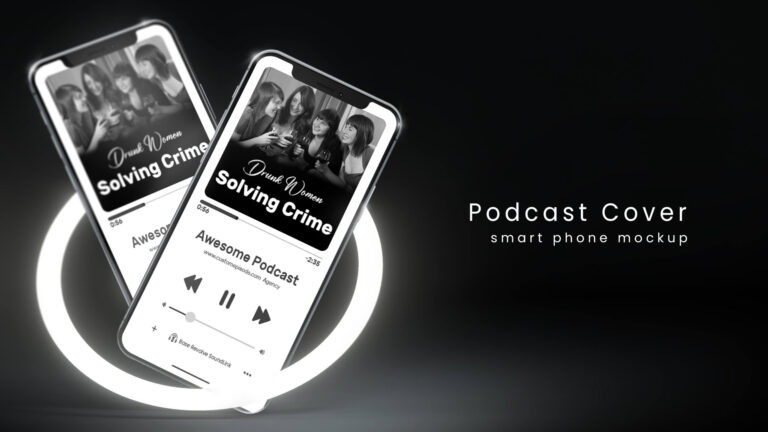 iTunes Podcast Cover Art Mockup Free Download