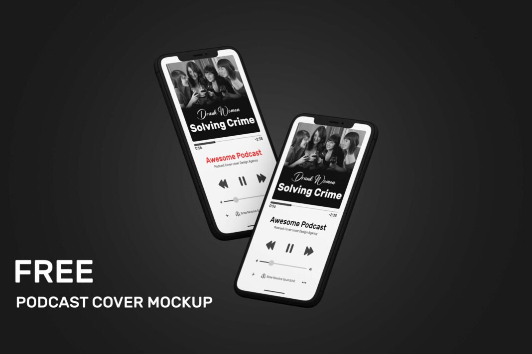 25+ Podcast Cover Mockup Free Download